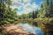 landscape oil painting art