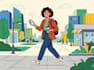 flat vector character illustration for anything