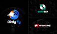 design a modern minimalist logo with copy rights