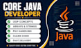 help you with java assignments and mini projects