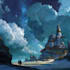 create dark, background, environment concept art, landscape