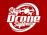 do awesome style sky drone sight mascot logo design