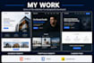 build a responsive HTML CSS javascript website