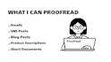 proofread and edit your english text manually