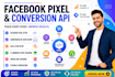 setup meta pixel, ga4 and conversion API