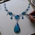 do a quick jewelry design concept sketch