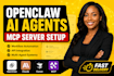 openclaw ai agent setup mcp server configuration and workflow automation claude