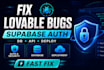 fix lovable and supabase app bugs, auth, database and deployment