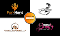 design extremely luxury and elegant business logo creation