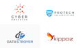 design tech crypto security and technology logo