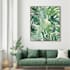 design abstract printable tropical palm leaf wall art
