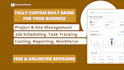 develop a custom construction management web application
