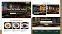 design a professional restaurant website with digital menu
