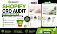 do shopify cro audit, conversion rate optimization and sales
