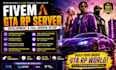 develop custom fivem server, gta rp scripts, mods and full server setup