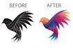 do vector tracing manually