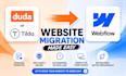 migrate duda tilda website to website seamlessly
