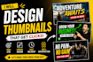 design professional youtube thumbnails