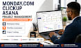 setup monday crm clickup asana workflow automations and project management