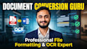 edit, convert, merge, split and optimize PDF files