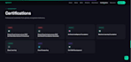 create a high quality portfolio page and landing page