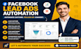 automate facebook lead ads, CRM follow ups and lead nurturing workflows