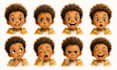 create character model sheets expressions and turnaround for childrens books