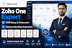 setup zoho one, zoho CRM, automation, workflow and business integration