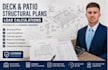 design pool deck, patio structural plans, load calculations as license engineer