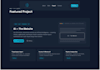 build a responsive frontend website using HTML CSS javascript
