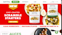 build meal prep website diet plan meal recipe shopify store subscription website