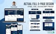 do professional frontend web development using HTML CSS and javascript