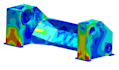 do elements analysis fea cfd cad simulation and motion stress modeling on ansys