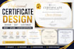 create modern certificate design, diploma, award and editable template
