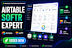 setup airtable database softr webapp airtable automation airtable crm expert