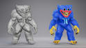 create game ready low poly and high poly ai 3d models