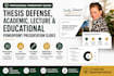 design thesis defense research powerpoint presentation and lecture slides