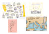 create a custom illustrated map with hand drawn landmarks