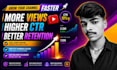 write viral youtube scripts and design stunning thumbnails