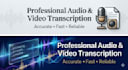 transcribe audio and video into accurate and clean text