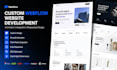 develop custom webflow website with animation and integration