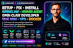 setup fix install openclaw hermes agent open claw developer mac mini vps docker