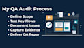 audit your web app as a QA tester