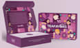 design product box packaging, suscription box, snacks box or 3d box label mockup