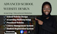 design school website, elearning website, educational website, preschool website