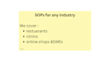 write standard operating procedures