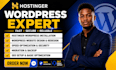 hostinger wordpress website design hostinger website wordpress hostinger redsign