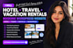 build hotel travel agency website tour vacation rental booking wordpress website