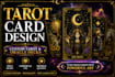 design custom tarot cards, oracle cards and tarot deck illustrations