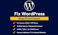 maintain wordpress membership website, fix errors and keep it secure monthly